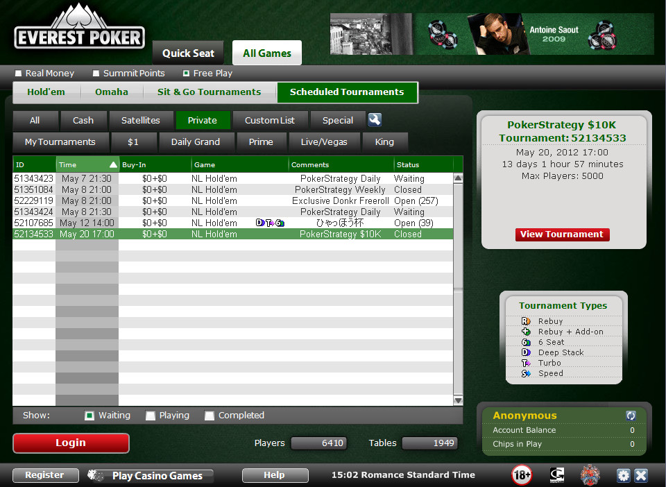 Everest Poker Software Download