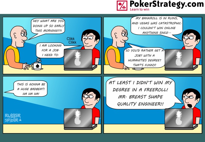 News: Poker Cartoon - Job Search