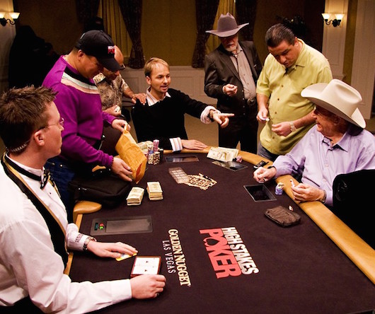High stakes poker TV show