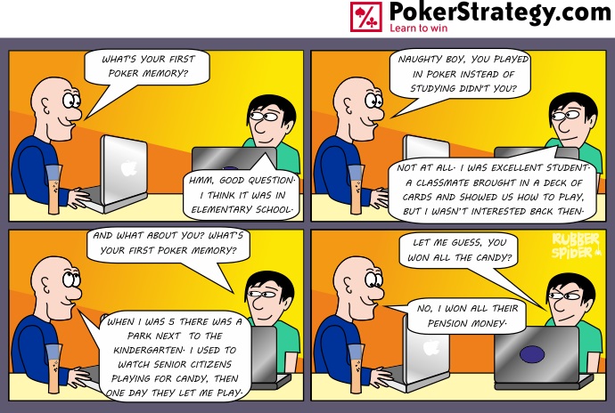 Funny Poker Cartoons School