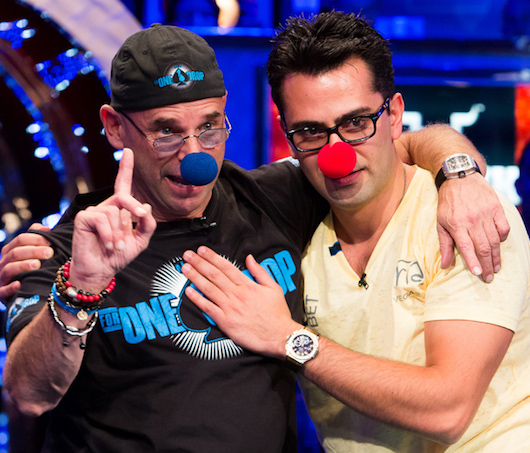 Guy Laliberte y Antonio Esfandiari