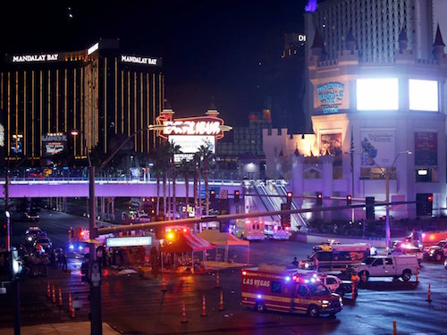 The aftermath at the Mandalay Bay