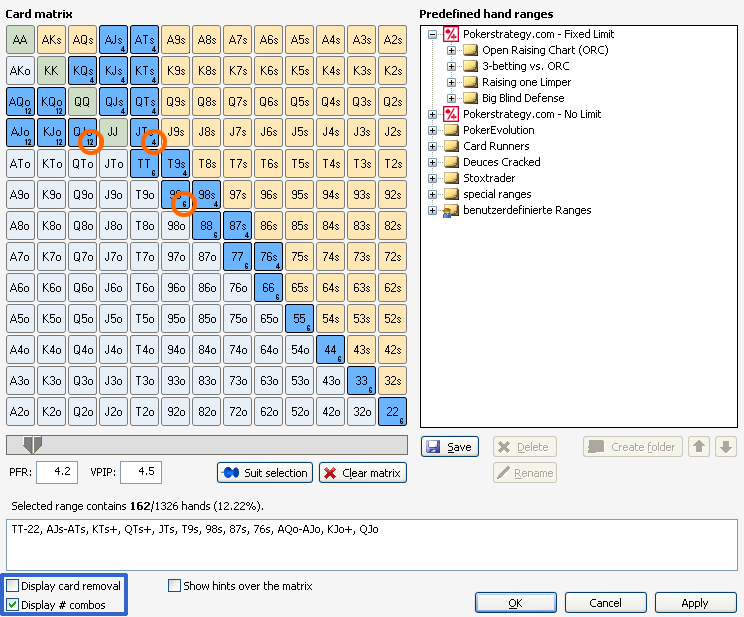 poker strategy equilab mac